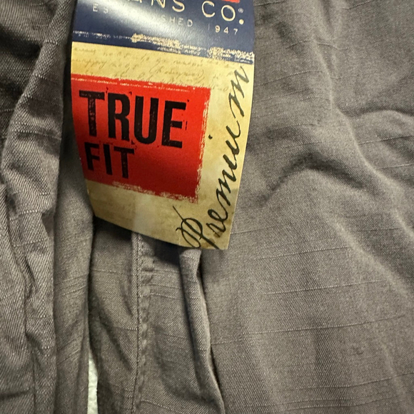 Men's Wrangler Button Down Shirt Size Small Brown/Grey New NWT Long Sleeve - Picture 6 of 9